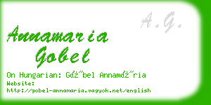 annamaria gobel business card